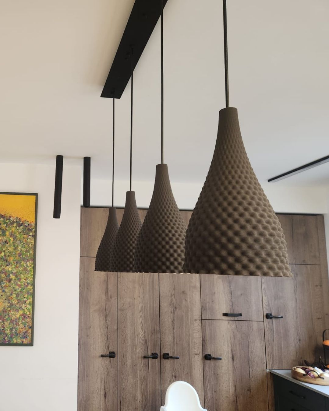 GIBSON 3d printed CLAY lampshade