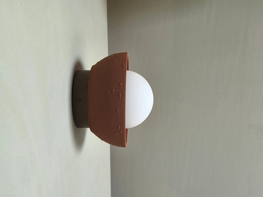 Karoo C in terracotta, side view
